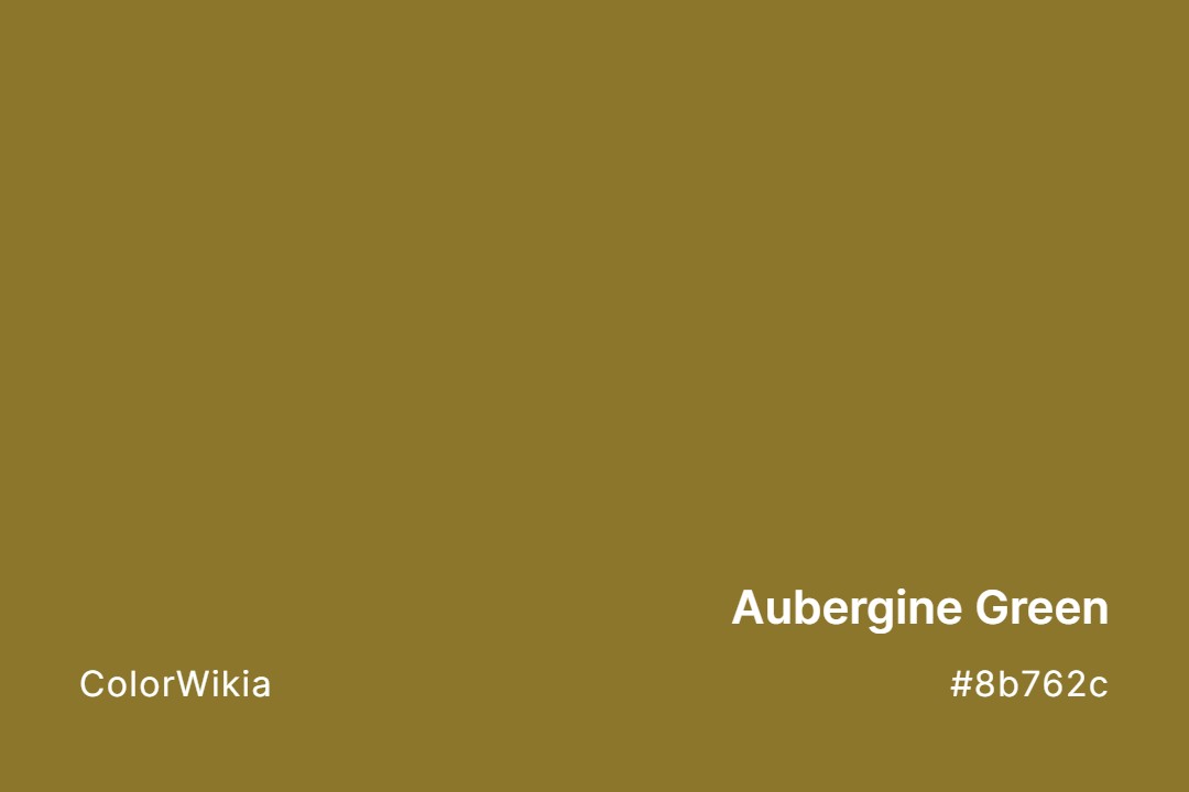 aubergine green color 8b762c