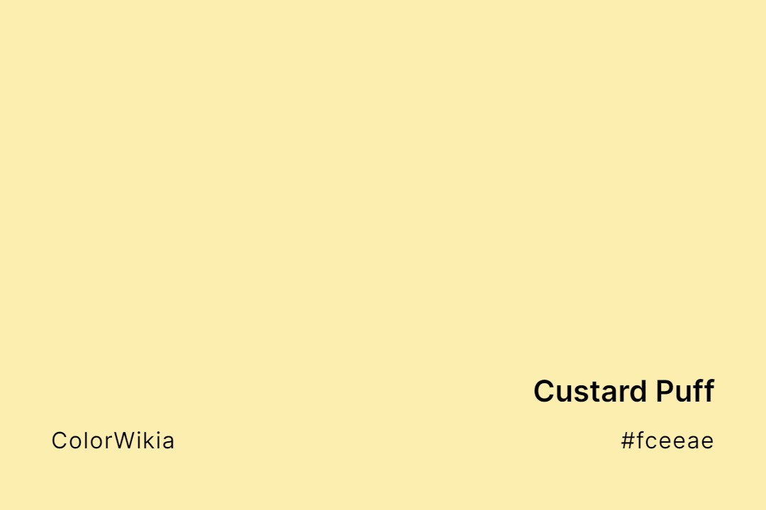custard puff color fceeae