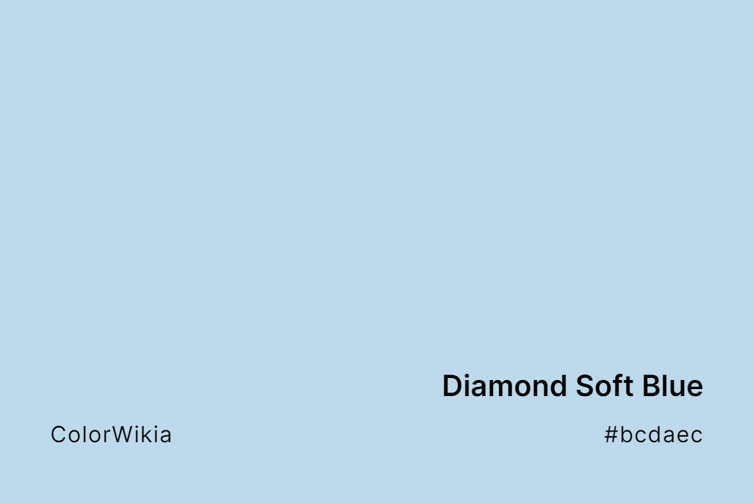 diamond soft blue color bcdaec