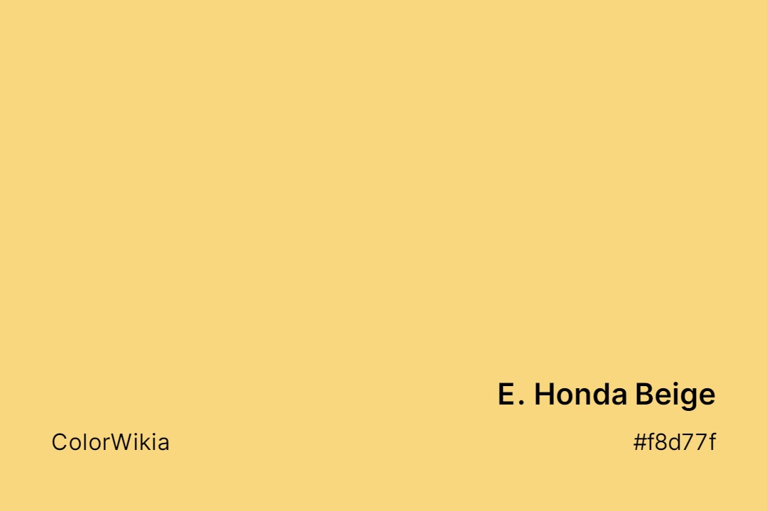 e honda beige color f8d77f