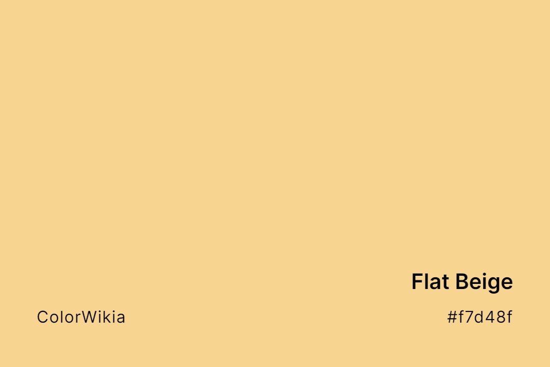 flat beige color f7d48f