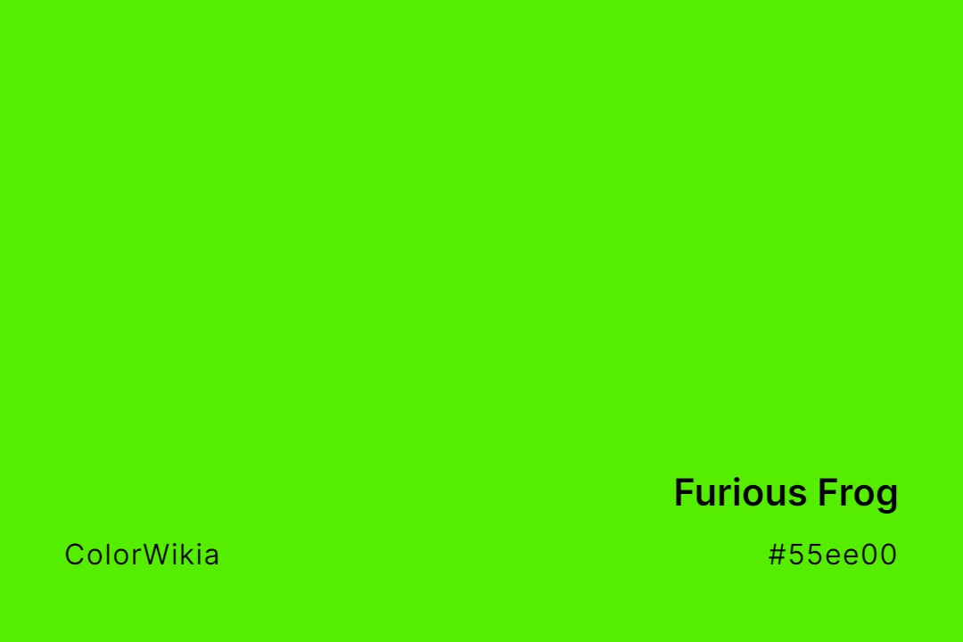 furious frog color 55ee00
