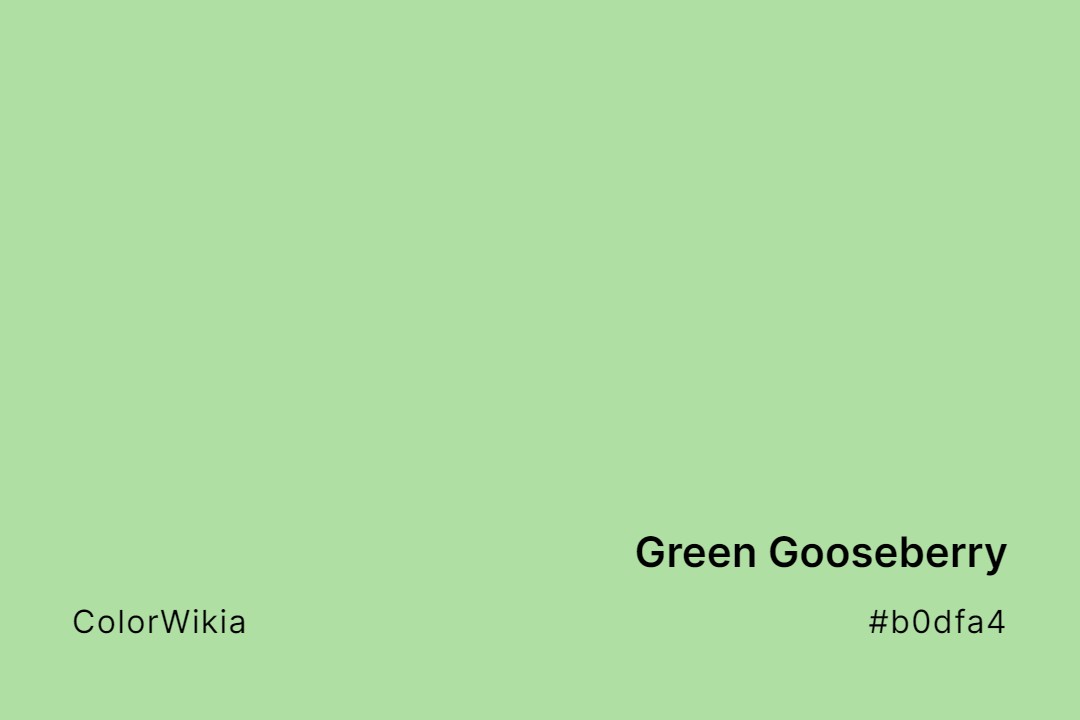 Green Gooseberry Color – #b0dfa4: Codes and Complete Breakdown