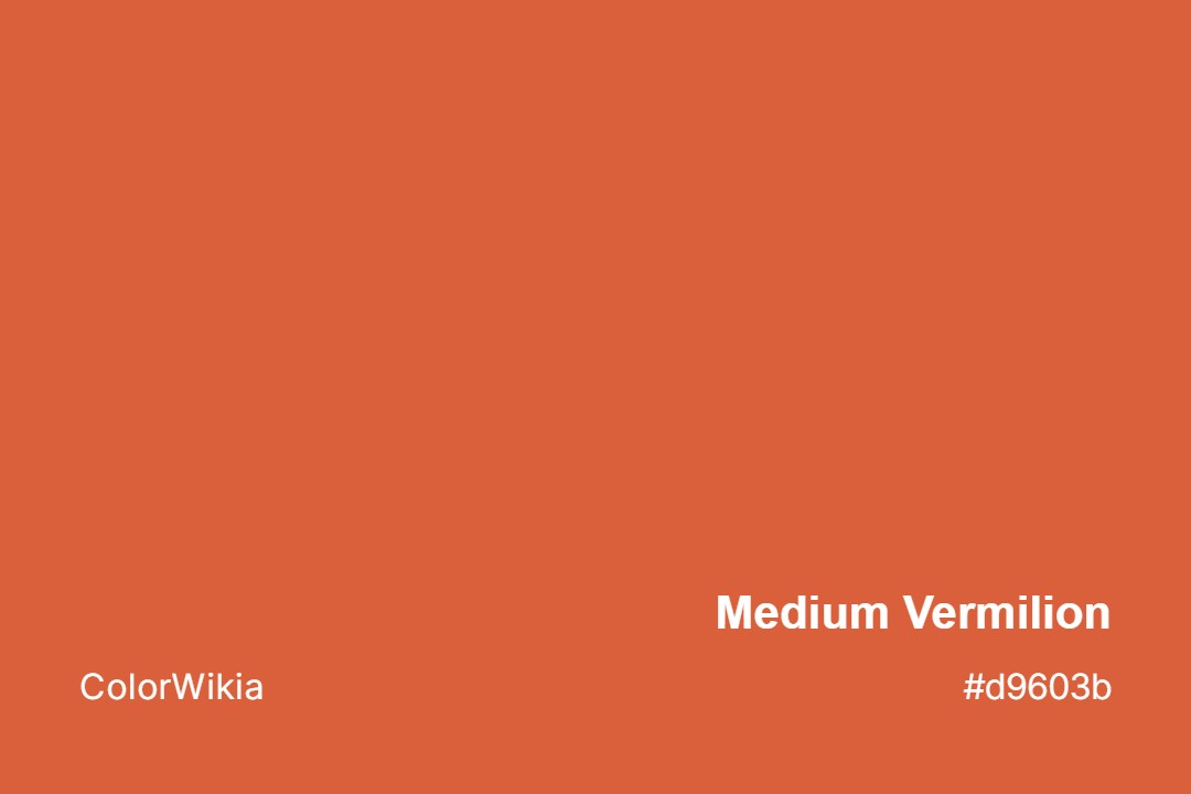 medium vermilion color d9603b