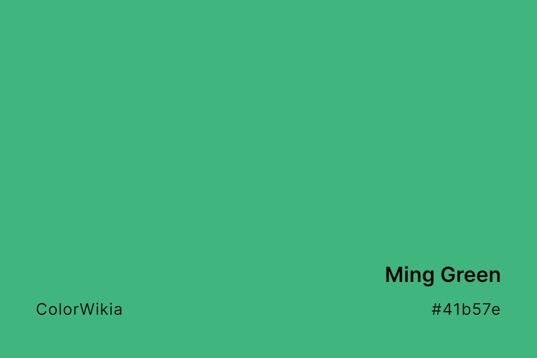 ming green color 41b57e