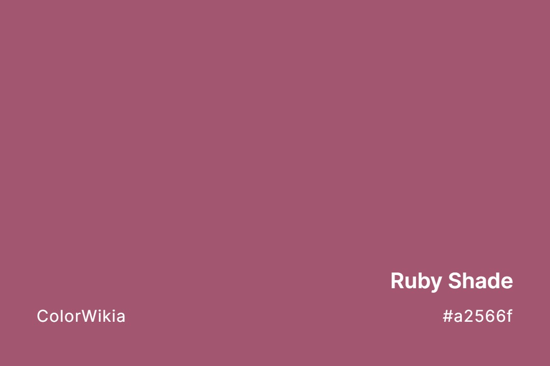 ruby shade color a2566f