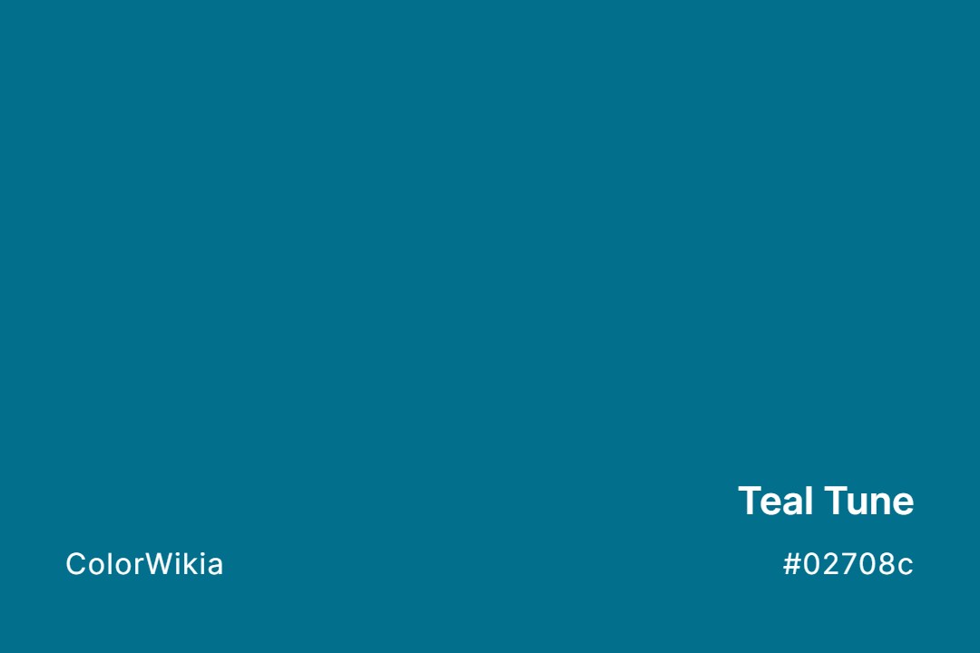 teal tune color 02708c