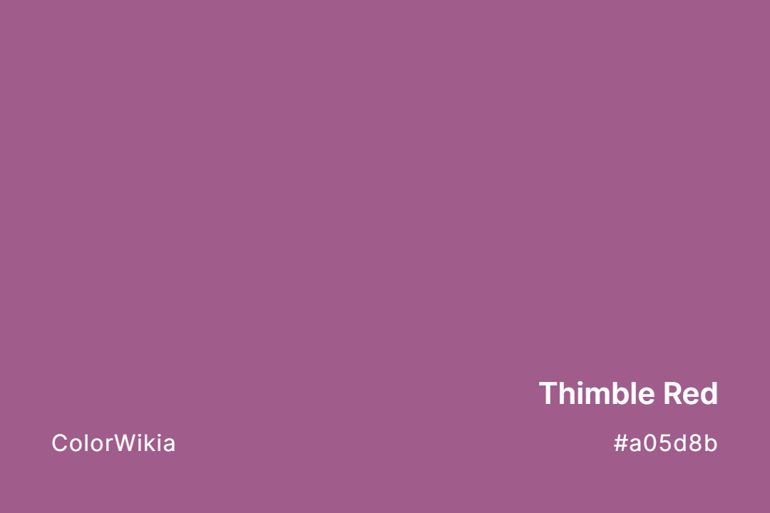thimble red color a05d8b