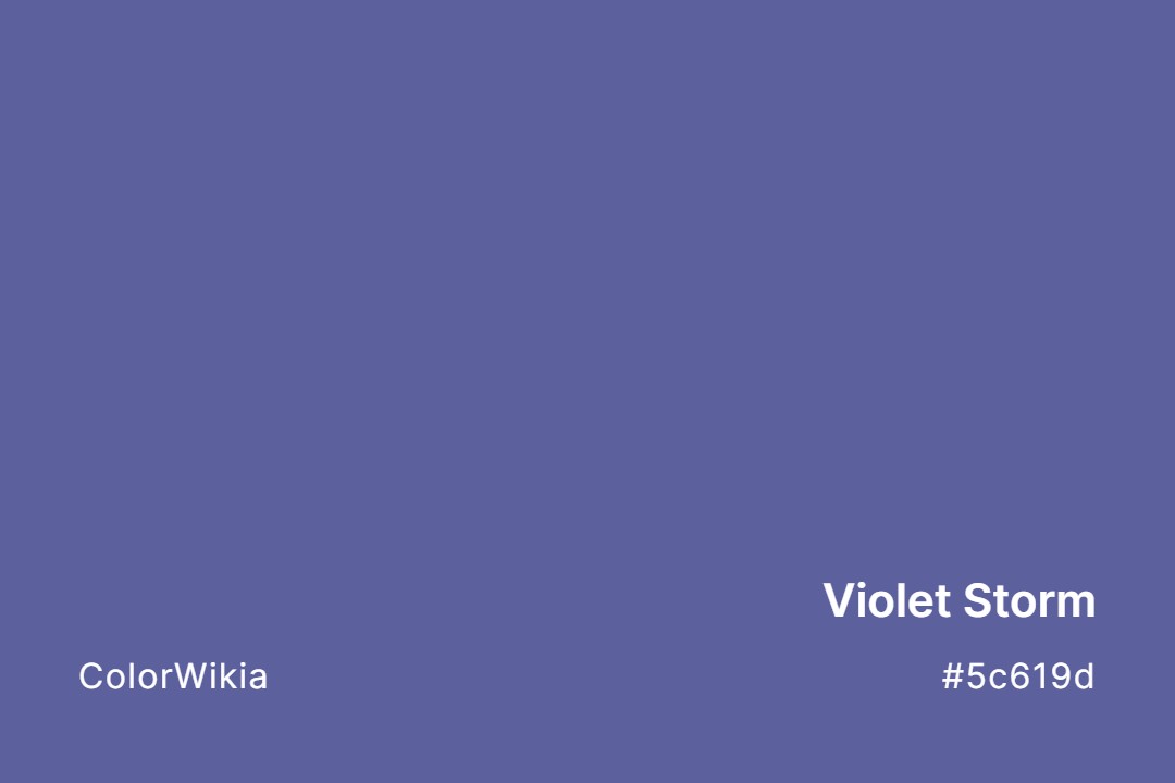 violet storm color 5c619d