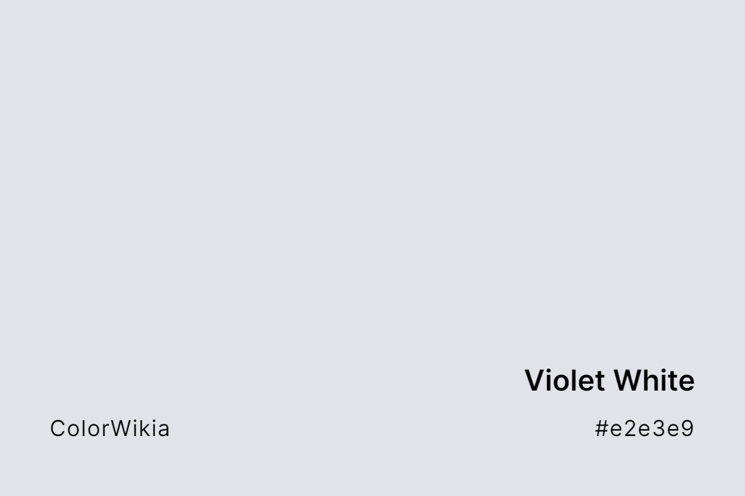 violet white color e2e3e9