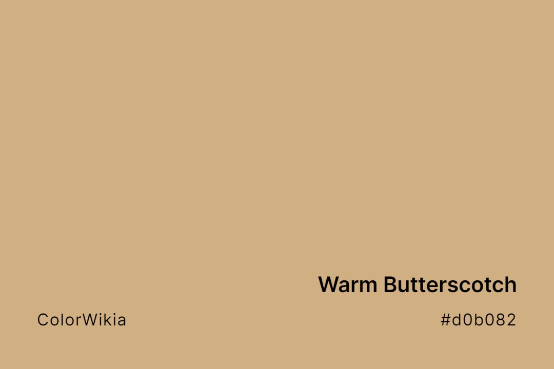 warm butterscotch color d0b082